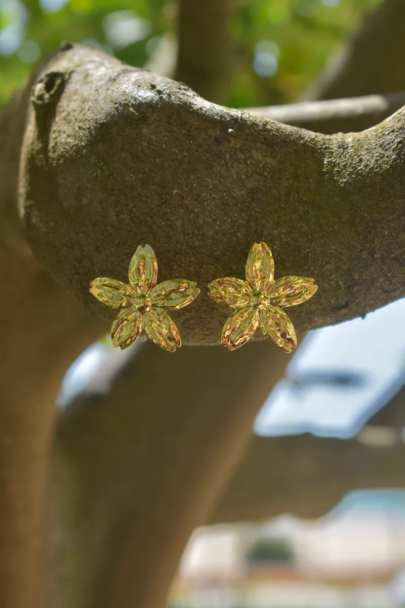 Brincos Jardim Dourado